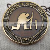 cheap custom coins Free delivery metal medieval coin low price Top Quality factory Custom metal memorial coin