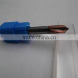 6mm Cutting Dia 90 Degree 2 Flutes HRC55 Cnc Chamfer Mill With Coating thumbnail-2