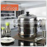 Removable Stainless Steel Cookware Food Double Layer Stainless Steel Food Steamer Pot thumbnail-1