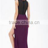 Wholesale Fashion Mesh Long Evening Dress For Women thumbnail-2