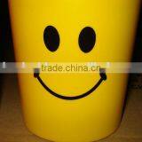 BT011 Round Smile Face Dustbin, Promotional Gift Round Bin, Small Plastic Bin With Lids thumbnail-2