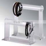 Acrylic Material T Shape Black Acrylic Bracelet Jewelry Display thumbnail-3