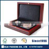 New Style Wooden Coin Storage Box With One Tray thumbnail-1