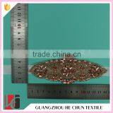 HC-7496-1 Hechun Good Quality Decorative Rose Gold Beaded Trim for Wedding Dress thumbnail-4