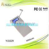 Best Quality Power Bank 6000mah Smart Power Bank With 8pin Usb Cable