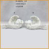 White Resin Angel Wings Figurines Ornament