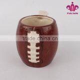 Rugby Unique Shape Ceramic Mugs for Sale Wholesale Magic Mugs