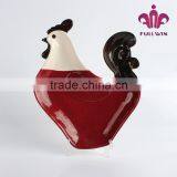 Cock Cheap Porcelain Plate Porcelain Souvenir Plate