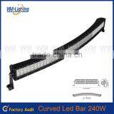 wholesale off road offroad curved led light bar 240W