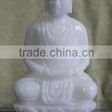Mini meditating Buddha stone statue DSF-HS50