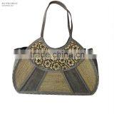 Woven Bamboo Fashion Handbag thumbnail-1