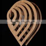 Nordic Creative Brief Wooden Pendant Lamps Water Drop Shape Living Room Bedroom Lighting Fixtures Holiday Living Christmas Light thumbnail-4