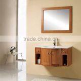 Floor Standing Wooden Modern Bathroom Cabinet thumbnail-4