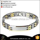 Crystals Cross Tungsten Steel Brazil Hematite Magnetic Energy Stone Therapy Pure Tungsten Bracelet thumbnail-3