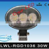 30w RGD1036 Cree 24v Machine Led Work Lights Waterproof IP68