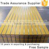 1220*2440*15mm Blue Melamine Slot Wall Board With Aluminium Bar thumbnail-4