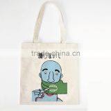 Nature Green Cotton Bag for Shopping Black Cotton Bag With Printing Unbleached Natural Cotton Bag