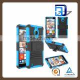 Buy From China Online 3 in 1 Holster Silicone + PC Hybrid Handy Kickstand Belt Clip Case for Microsoft Lumia 850 Accessories thumbnail-2