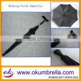 Automatic Straight Walking Stick Umbrella for Elder Man OK074 thumbnail-3