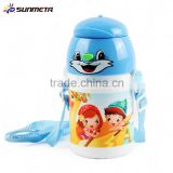 Wholesale 400ml kid's sublimation heat press blank clear plastic water bottles