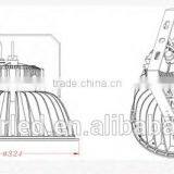 100W 150W IP65 UFO Design High Bay 45/90/120 Degree CE,GS,SAA,UL Certification Meanwell Driver High Bay Light thumbnail-6