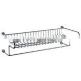 Corner Shelf Basket With Towel Bar WT-532 thumbnail-1