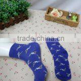 Factory Hot Sale Unisex Summer Socks, Goose Ankle Blue Socks thumbnail-1