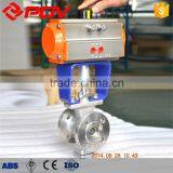 Flanged V Type Pneumatic Ball Valve DN200 China Manufacturer thumbnail-4