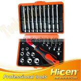 35pcs Ratchet Screwdriver Bits and Socket Set