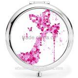 Metal Folding Crystal Cosmetic Mirror thumbnail-1