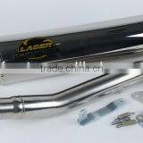For SUZUKI GSF1200 BANDIT 2004-2005 SM Motorcycle Exhaust Pipe LASER Duo-Tech Slip-on Muffler + Cat.