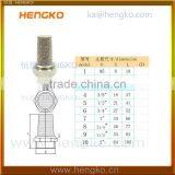 5 Microns Titanium Bronze SS Stainless Steel 316L Sintered Metal Powder Filter thumbnail-5