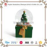 Christmas Tree Gift Box Snow Globe,Diameter 65mm 80mm 100mm 120mm Glass Snow Globe thumbnail-2
