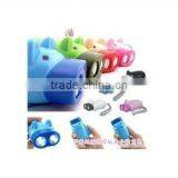 2049 Green Squeeze Flashlight / Pig Flashlight / Hand-pressure Self-generating Flashlight thumbnail-1