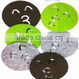 #14061909 Round Drink Coaster, Cut Felt Coaster thumbnail-1
