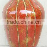 High Quality Best Selling Lacquer Red Style Brush Vase From Vietnam thumbnail-1