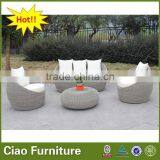 Round Sharp Outdoor Sofa Lounger Outdoor Furniture Garden thumbnail-2