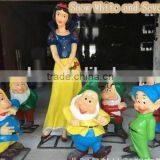 Fiberglass Statue Snow White and Seven Dwarf thumbnail-1