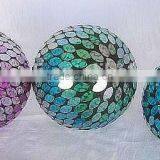 Purple Glass Decorative Hanging Balls thumbnail-3