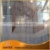 Decorative White Polyester String Curtain Vertical Blinds for Divider thumbnail-5