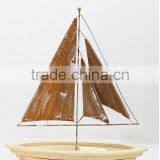 Nautical Decor Mini Wooden Craft Sailing Boat thumbnail-1