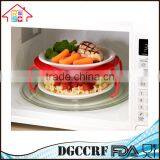 NBRSC Kitchen Plastic Multi Function Microwave Tray Food Dish Plate Stand Rack Wholesale thumbnail-6
