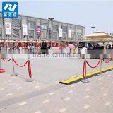 Crowd Control Stanchions Stainless Steel Rope Line Queue for Car Show Stanchion thumbnail-5