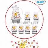 1400ml 1300ml 1000ml Halloween Christmas Fruit Color Printing Jug and 6pcs Cups Set thumbnail-3