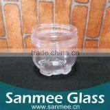 Promotion Cheap Glass Jar High Quality Bulb Shaped Cream Glass Jar thumbnail-1