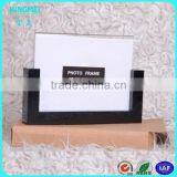 KM-VP84 Clear Acrylic Picture Photo Frame Display With Black Base thumbnail-6