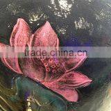 High Quality Classic Water Founatin Large Vase With Flower Pattern thumbnail-5