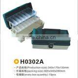 Several Tray Plastic Fishing Box W/Integrated Spinnerbait Racks thumbnail-1