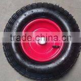 4.00-6 Pneumatic Rubber Wheel 13*4' AIR WHEEL 2PR thumbnail-1