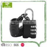 Coiled Wire Combination Lock thumbnail-1